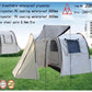 MHome 4person Tunnel Tent with Porch
