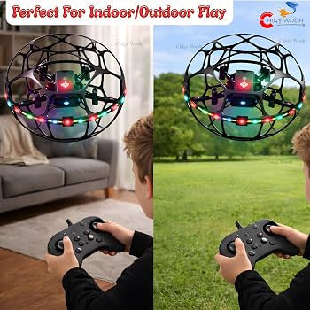 MTech Futuristic LED Soccer Drone Toy