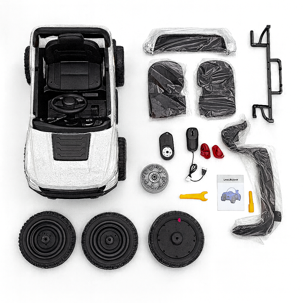 Kids Ride-On Sports Car with Remote Control (Dual Drive | 12V Lead-Acid | Battery