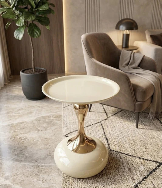 MFURN Elegant Modern Side Table - Featuring a Unique Hourglass Design-Various Colours