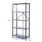 5 Tier Folding Storage Organizing Rack with Wheels