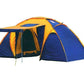 MHome Camping Tent with 2 Bedroom, Living Area and Porch, 4-6 Man Large Tunnel Tent,  Waterproof, Portable with Bag