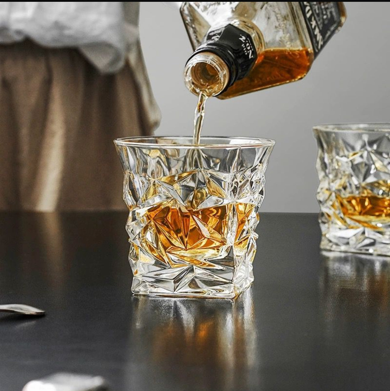 Crystal Whiskey Glass 6pc Set