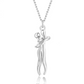 INFINITY Hug  Pendant Necklace Sterling Silver For Lovers