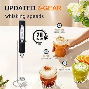 MHome Rechargeable Milk Frother USB