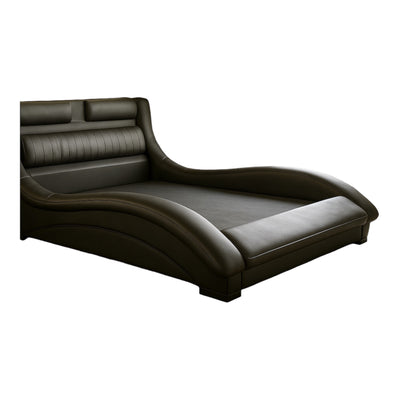 MFURN Caley Designer Sleigh Bed-Various Colours