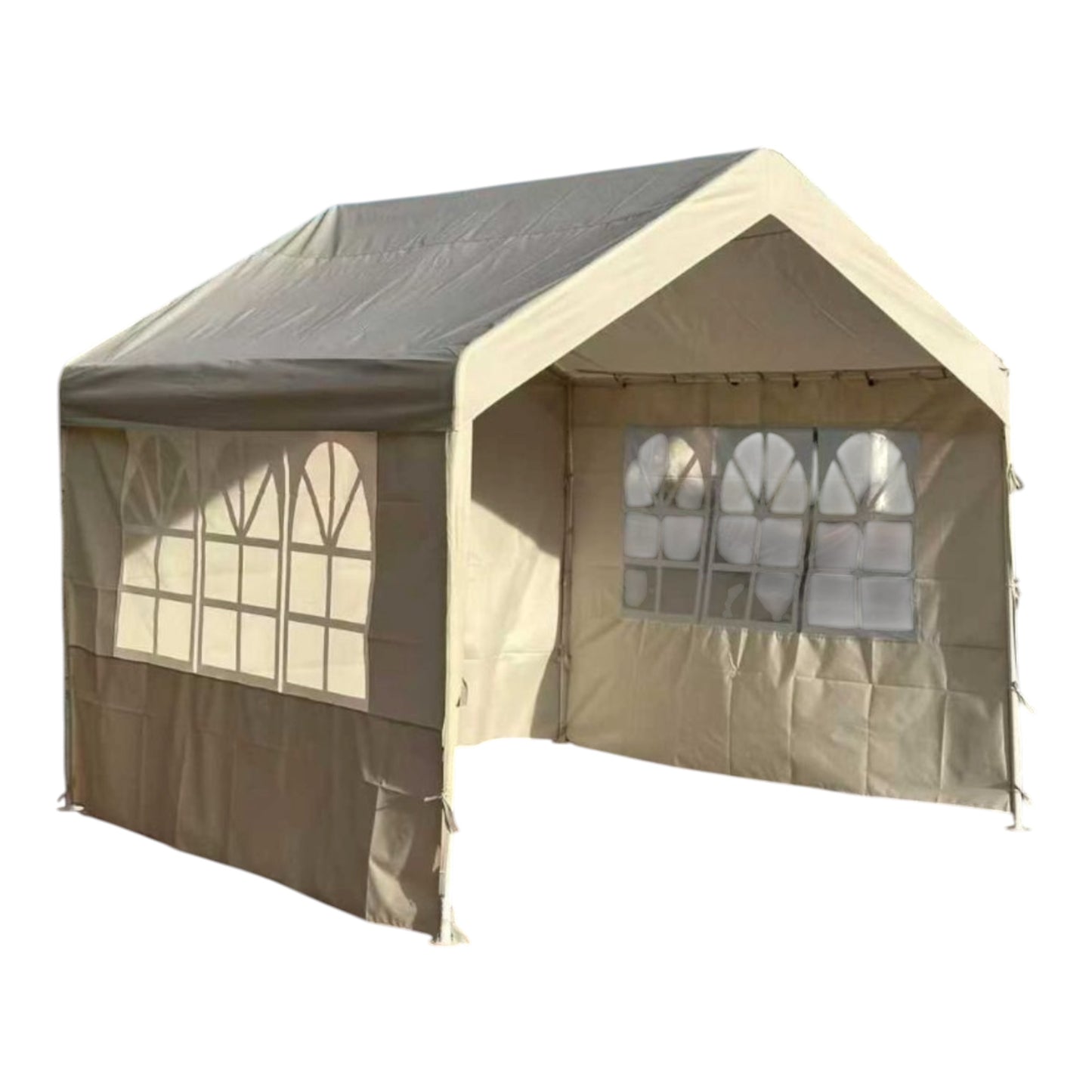 MHome Outdoor Gazebo 3x3M Foldable With Walls White