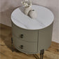 MFurn Modern 2-Drawer Nightstand, Storage Bedside Table for Bedroom, Living Room-Various Colours