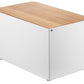 MHome Elegant Bamboo Lid Bread Bin-Various Colours