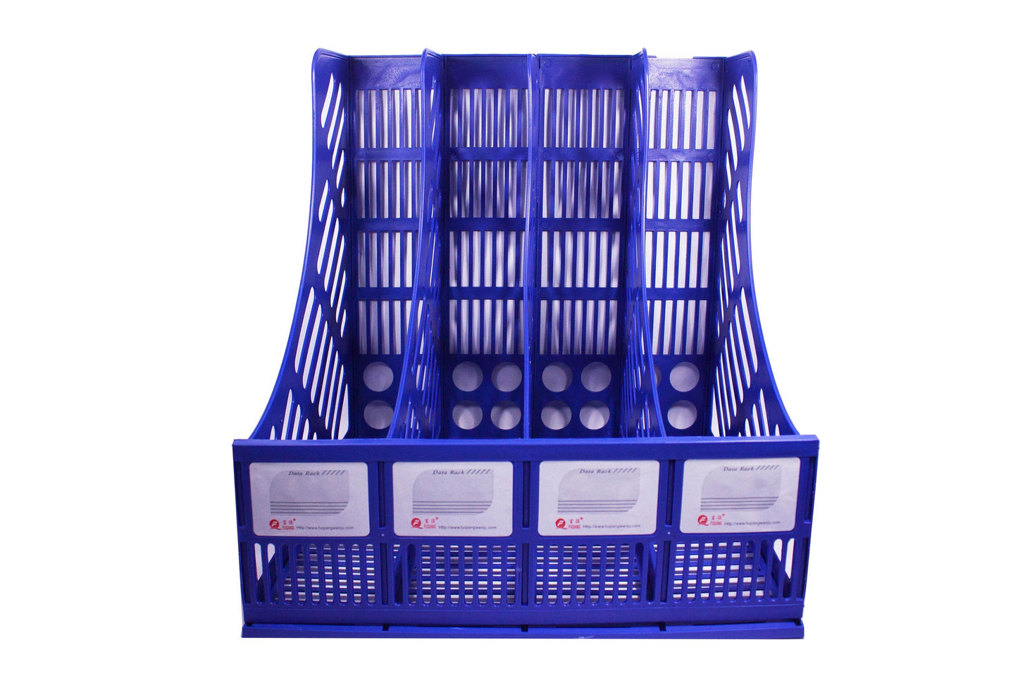 File Organiser Holder / Magazine File Holder – 3 & 4 Compartment Plastic Desk Organiser