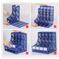 File Organiser Holder / Magazine File Holder – 3 & 4 Compartment Plastic Desk Organiser