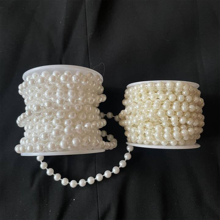 Pearl Decorative  Chain Simulation