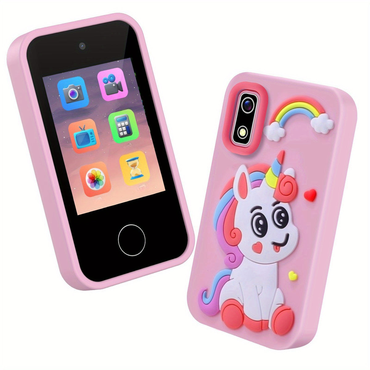 MTech
Kids Phone for Girls Toys, Gifts for 3-12 Year Old Girls Boys Christmas Birthday Kids Toys, Touchscreen Toddler Learning Cell Toy Phone with Dual Camera, Game, Music Player, 8GB Card