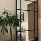 MHome Full Length Black Iron Fame Mirror 180x110cm