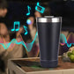 MTech 473ml Bluetooth Speaker Travel Mug – Stainless Steel Tumbler (Multiple Colors)