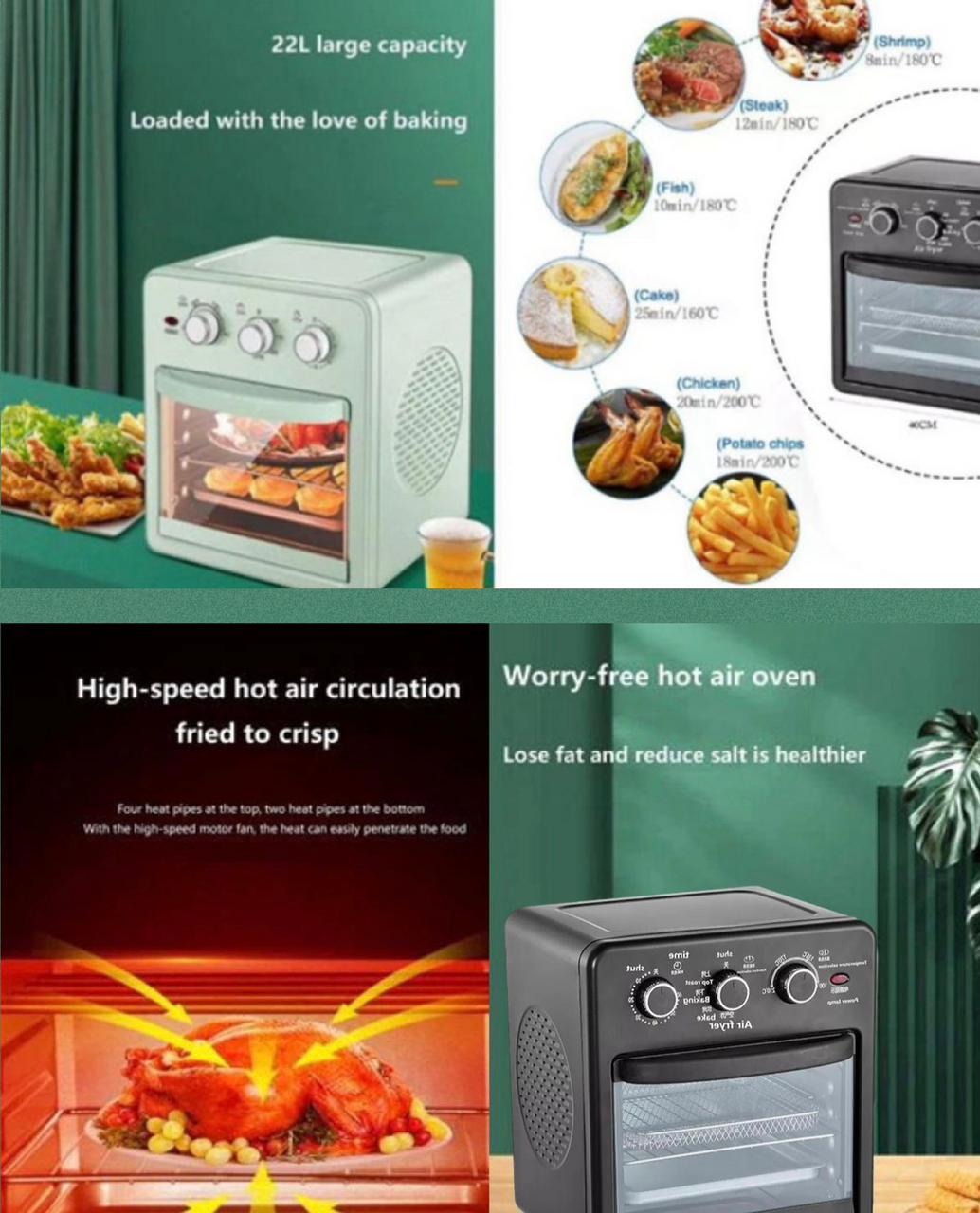 Air-fryer Jumbo Size 22L
