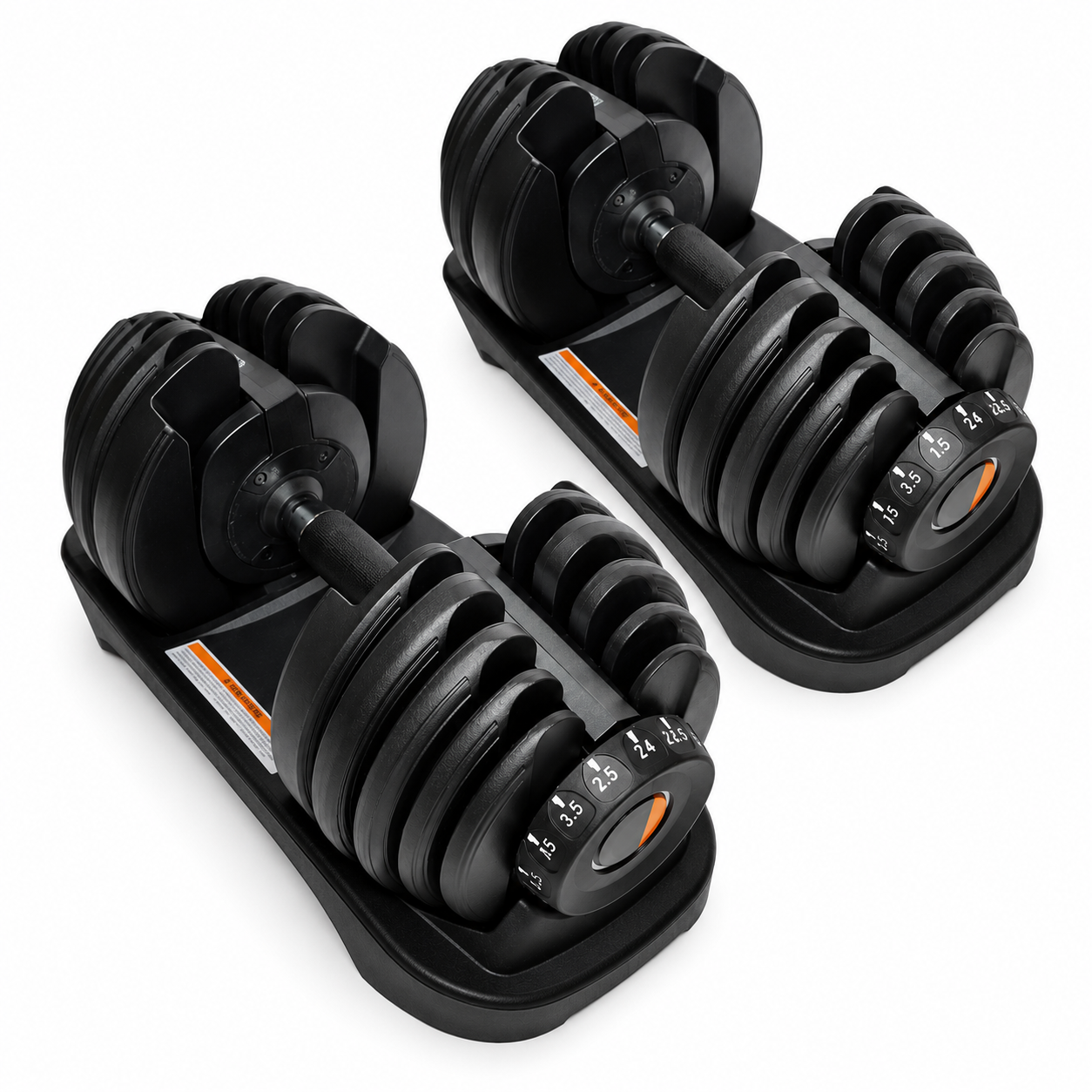 MSportz 24kg Adjustable Dumbbell Set (2 Piece)