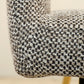 MFurn Rocco Mid-Century Modern Glam Dining Chair With Stainless Steel Legs