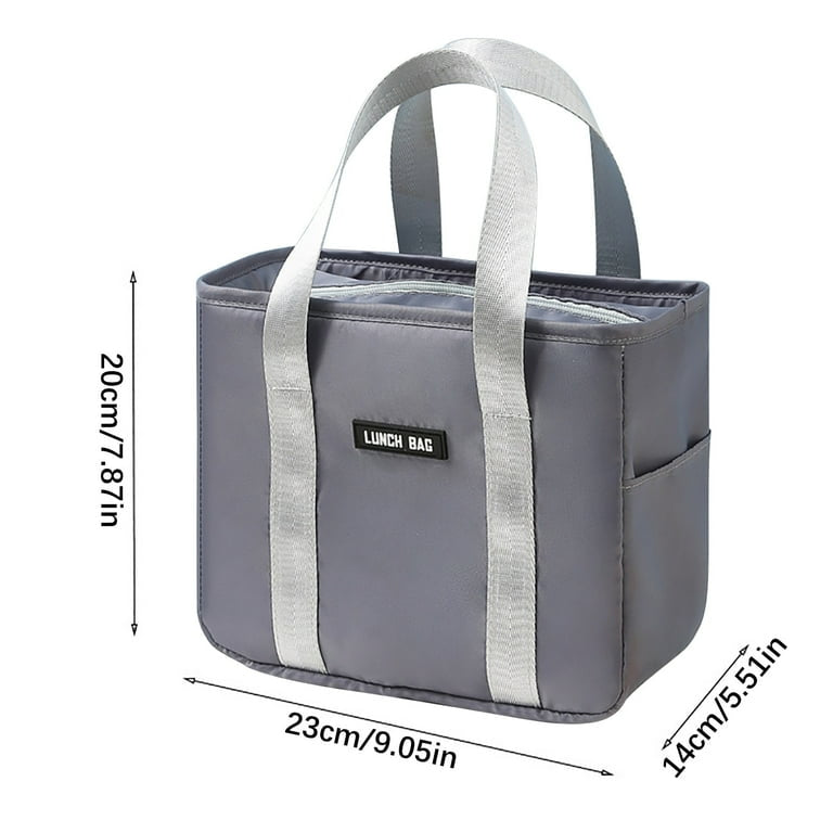 MHome Lunch Bag Insulated Lunch Box, Small Leakproof Cooler Food Lunch Containers Reusable High Capacity Lunch Tote Bags for Work, Travel, Outdoor-Various Colours