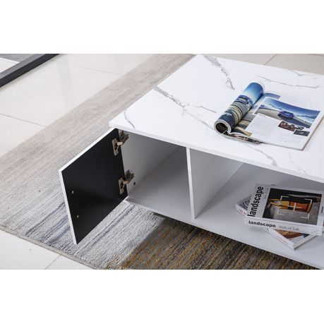 Contempory Coffee Table – White + Black