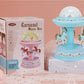 Carousel Music Box Starry Sky Projector Lamp European Wrapped Rocking Horse Music Box Christmas Children's Day Birthday Gift