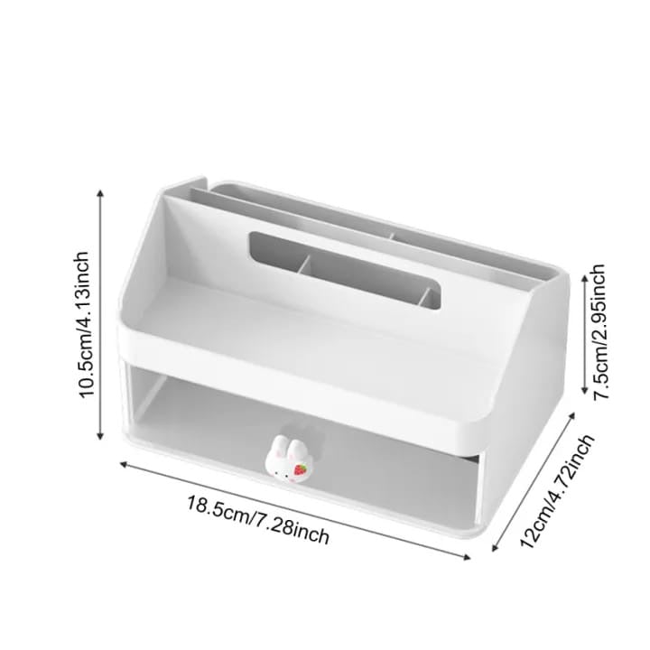 Desktop Multifunctional Storage Box With Drawer