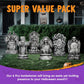 9-Pack Halloween Tombstone Yard Signs, 41.5cm Outdoor Graveyard Decorations