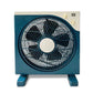 Condere Box Fan FS40-F12 12" - Powerful Desk Fan with 3 Speeds, 60-Min Timer, Oscillation, and Cool Air Flow for Home, Travel, and Window Use