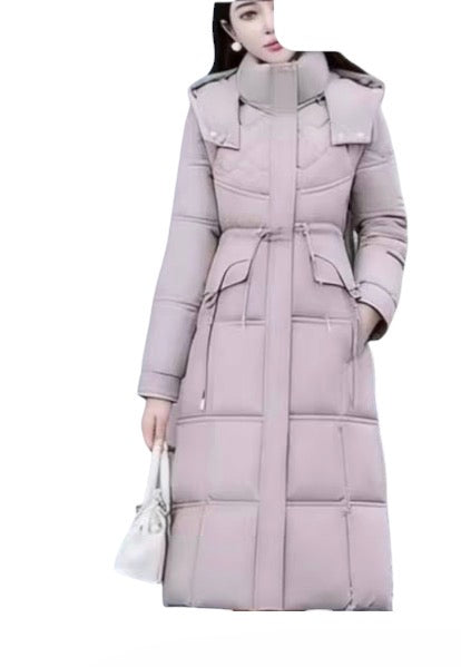 Ladies Stylish SlimFit Long Puffer Jacket-Various Colours
