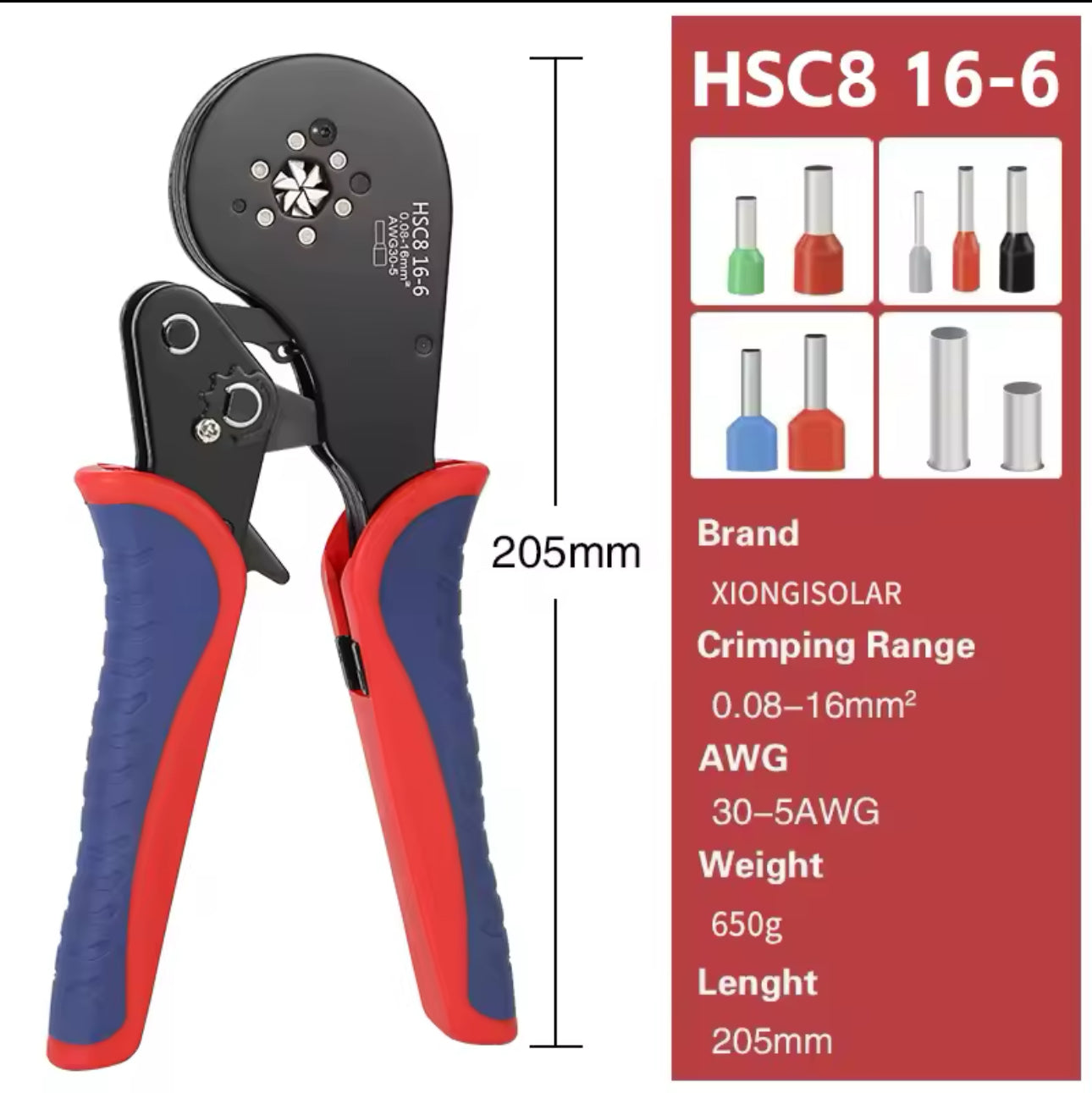 Crimping Pliers Tubular Terminal Crimper Wire Mini Crimper Tools Household Electrical Kit With 1200pc Lugs