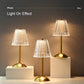 MTech Nordic Crystal Rechargeable Table Lamp LED Bar Lamp Touch Dimmable Golden Desk Lamp Living Room Bedroom-Various Options