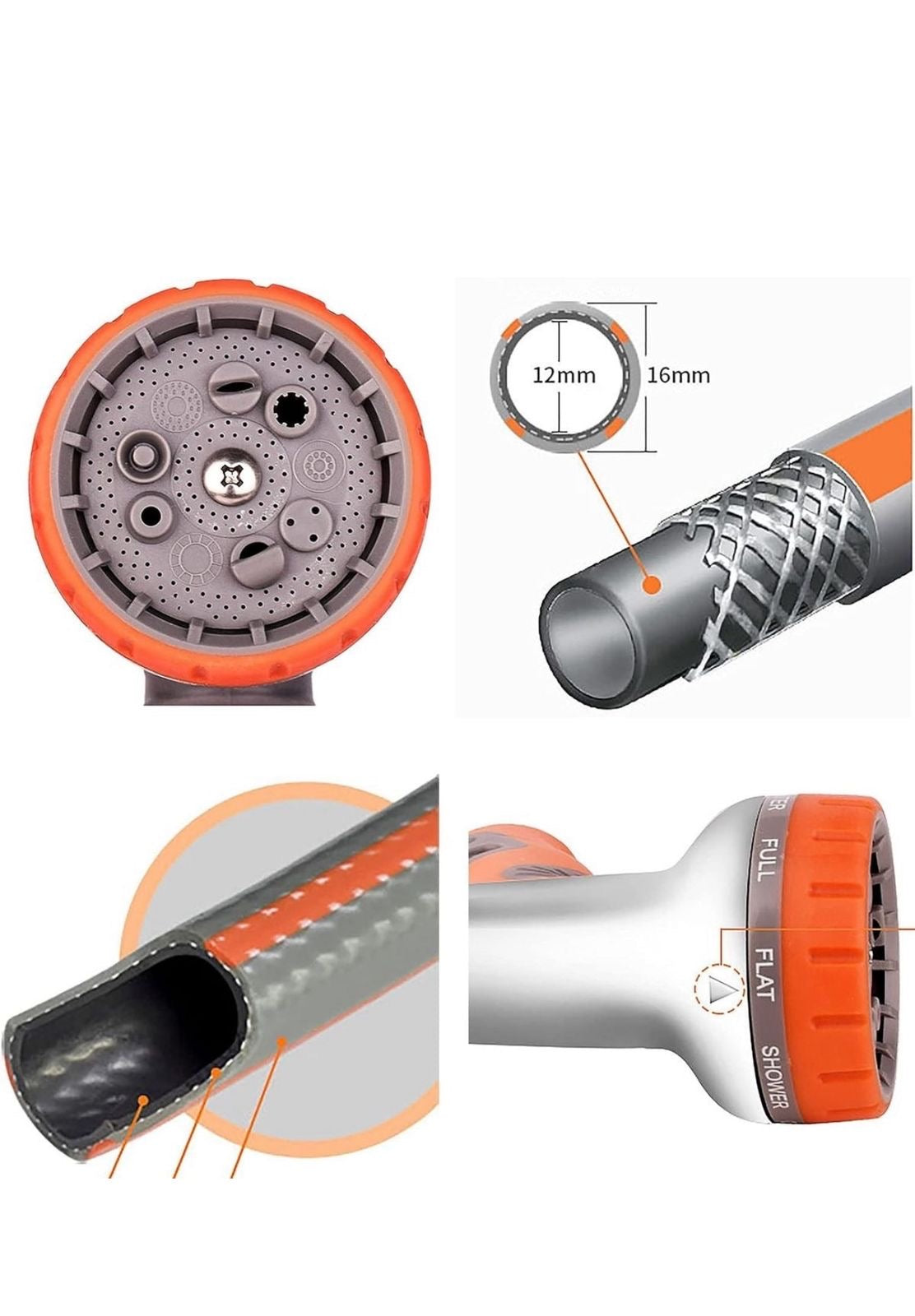 MHome Portable Heavy Duty Hose Reel Set -Various Options
