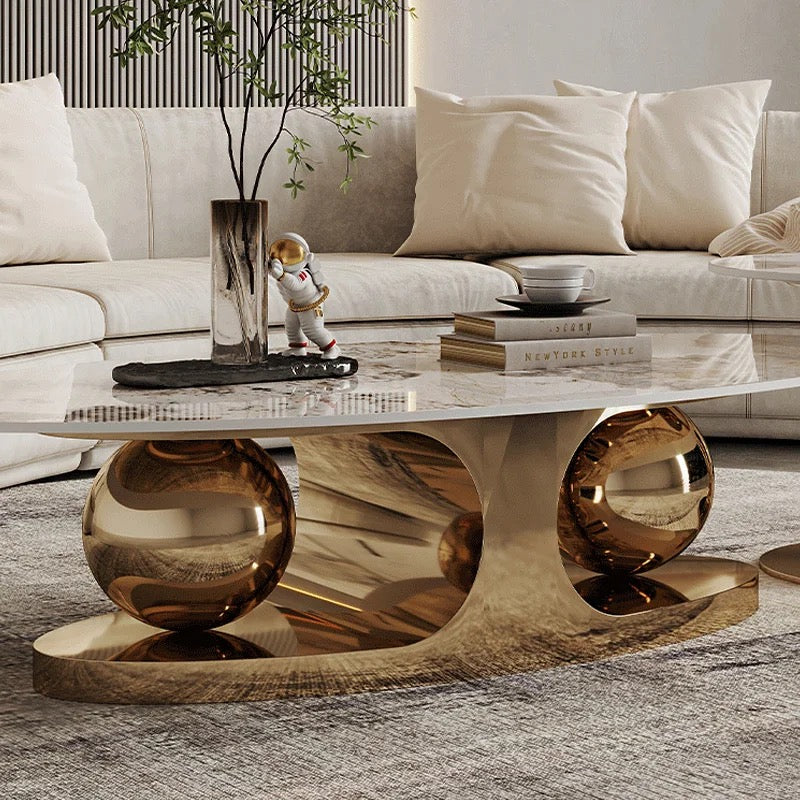 Modern Luxury Nordic Style Coffee Table Set 2pc