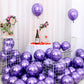 Pearl Chrome Metallic Balloons – 10\12 Inch 100pc Set | Wedding, Birthday & Party Decoration Balloon Kit