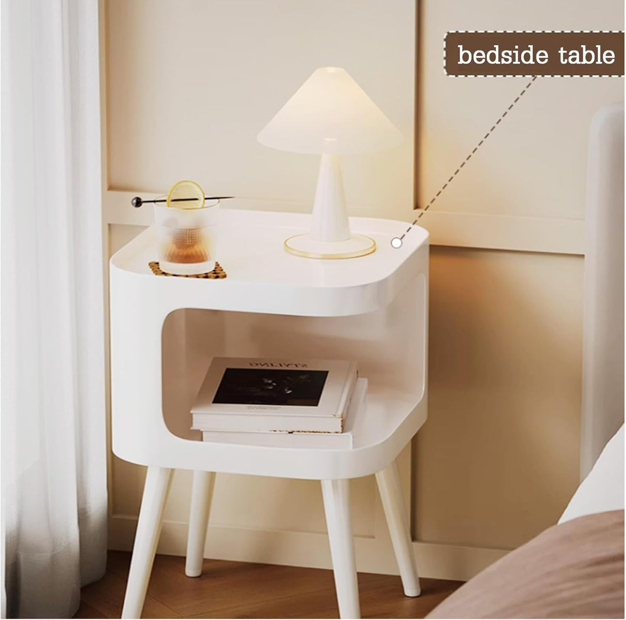 MFurn Modern Bedside Table – Small Coffee Table & Night Stand