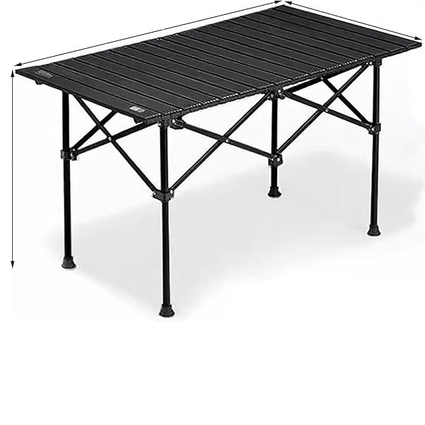 Outdoor Foldable Table With 6 Chairs Camping Set 120cm x 55cm x 50cm