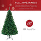 Christmas Tree Artificial Hinged Xmas Tree fire-Resistant and Non-allergenic Christmas Ornament with 850 Branch Tips Foldable Metal Stand Holiday Decoration Tree for Home Office Party 2.2M Height