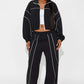 Ladies High Neck Zip-Up Tracksuit-Various Colours
