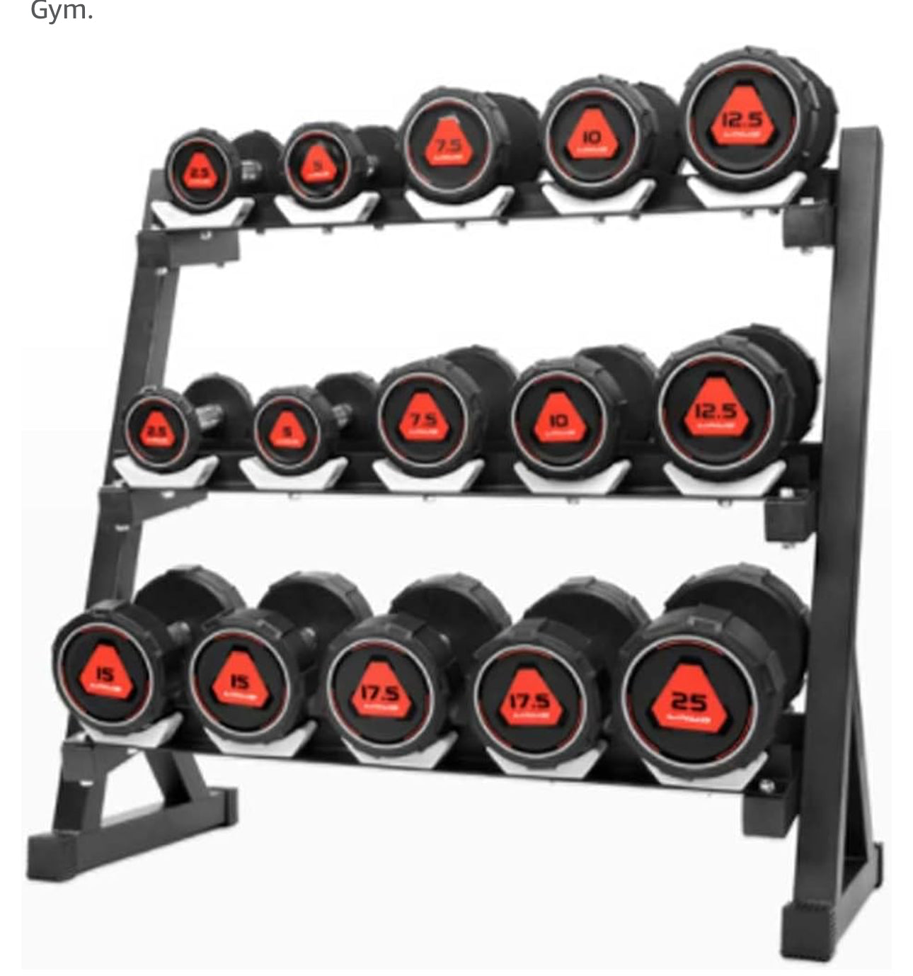 Dumbbell Rack,Heavy Duty Dumbbell Stand,Steel Dumbbell Holder,Dumbbell Weight Storage Rack,Multiple Sizes,for Home Gym