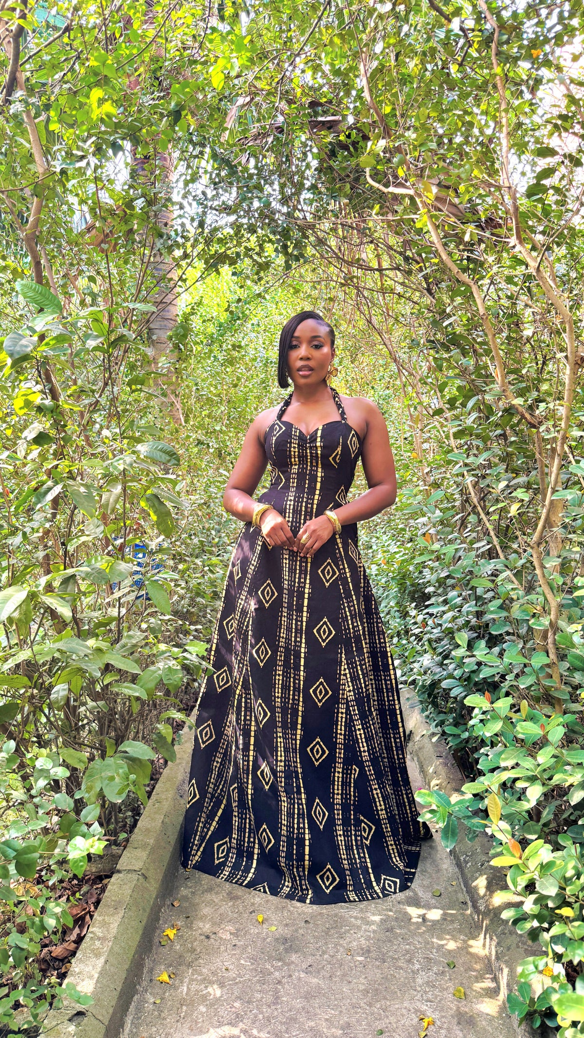 Ladies African Inspired Maxi Dress-Various Options