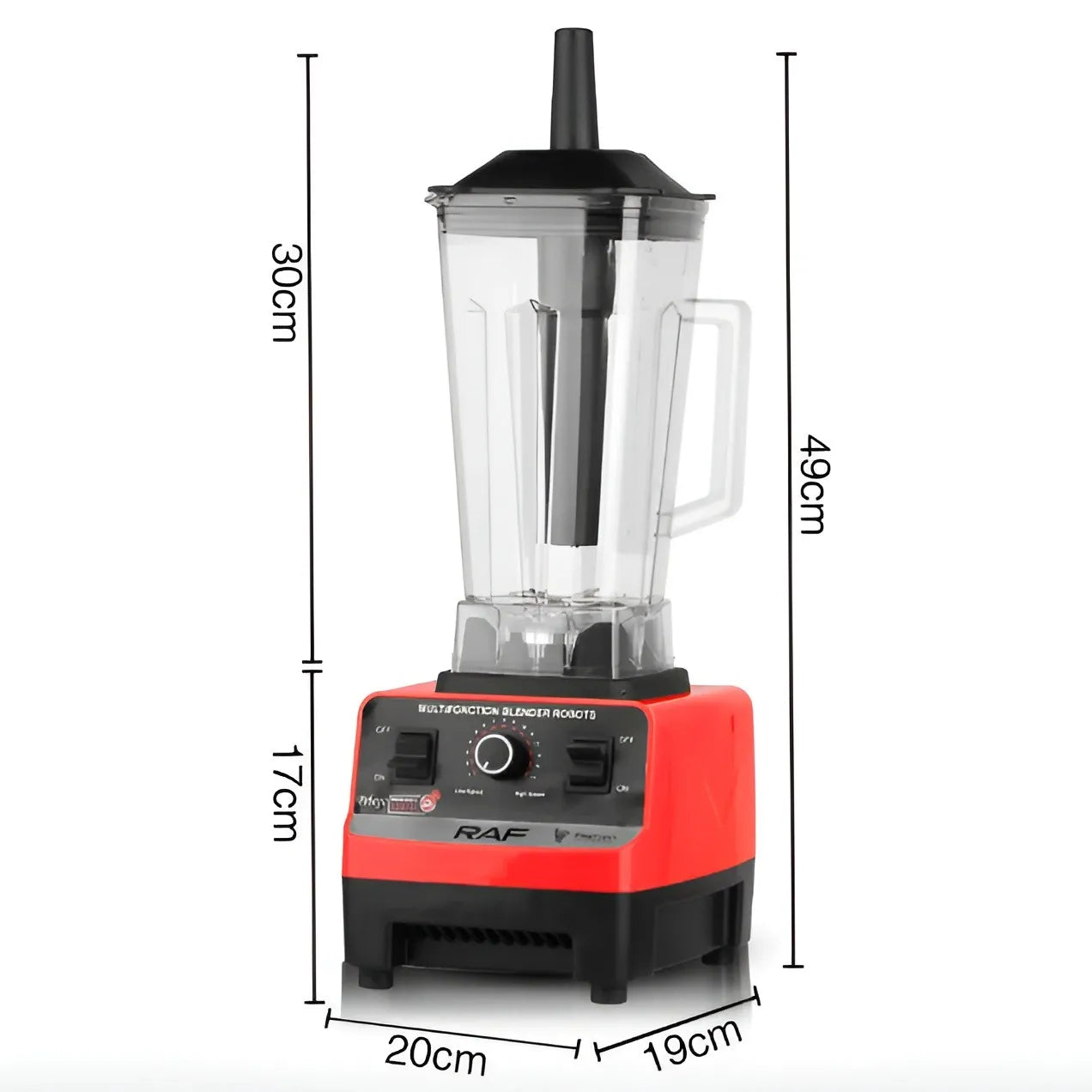 RAF R.2802 2.5L Professional Stainless Steel Blender & Grinder 2400W