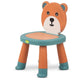 Teddy Baby Chair for Kids Study Table Chair with Non-Slip Base & High Backrest | Booster Seat for Baby | Home School Kids Chair for Baby Toddlers 1 to 5 Years Boys Girls