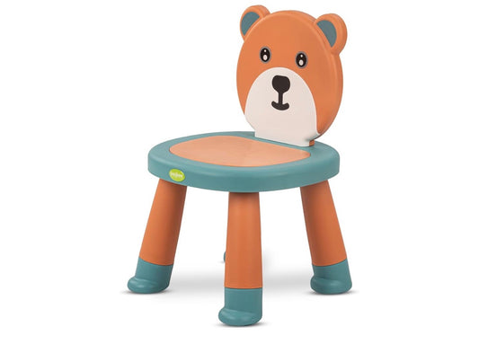 Teddy Baby Chair for Kids Study Table Chair with Non-Slip Base & High Backrest | Booster Seat for Baby | Home School Kids Chair for Baby Toddlers 1 to 5 Years Boys Girls