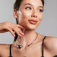 Drop Design Gold Plated Choker Necklace