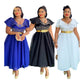 Ladies African Wedding Party Dresses for Women Evening Gown Elegant Outfit