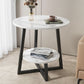 MFurn Premium Minimalist Double Layer Side Table – Various Colours