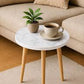 MFURN Coffee Table Faux Marble Design Table Side Tables, Sofa Mobile Small Coffee Table Bedside Tables Corner Mini Round Table-Various Options