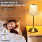 MHome Pleated Shade LED Table Lamp, USB Powered Touch Control with 4 Colour Modes