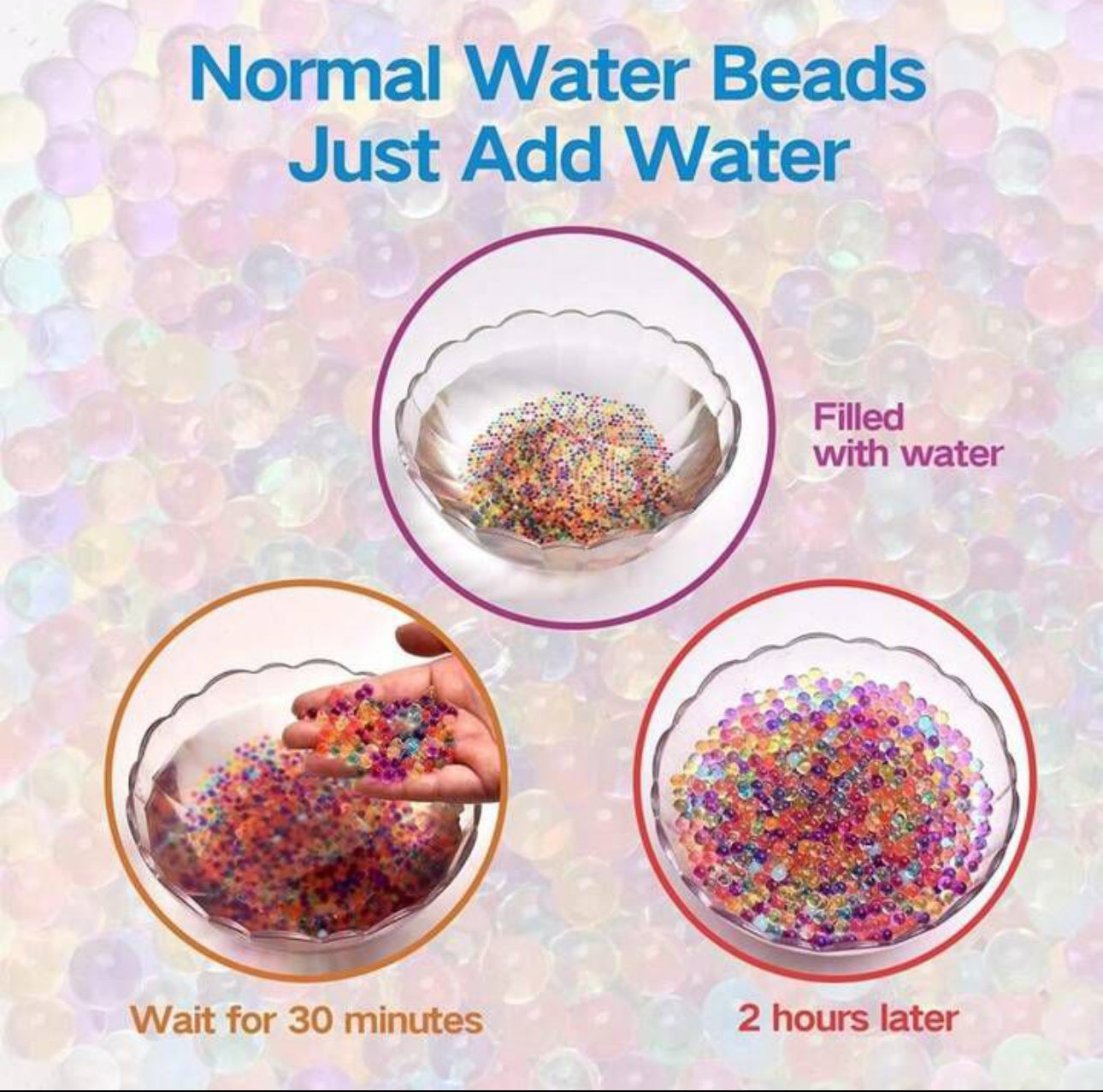 Premium Gel Water Beads For Blaster Guns