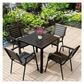 MFurn Outdoor Furniture Lounge Patio Dining Table And Chairs Set 5pc